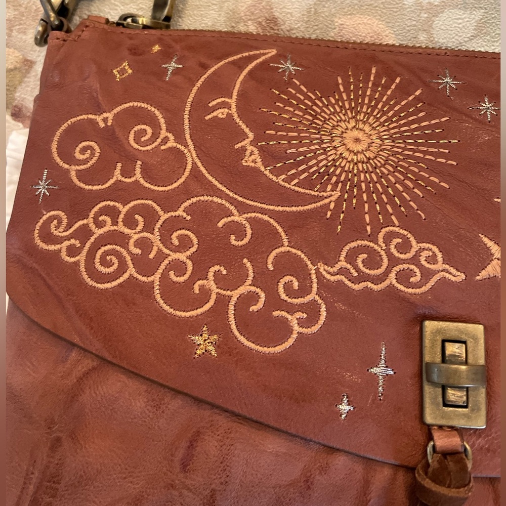 ♥️ NEW! Johnny Was Leather Cloud Purse Bag - Picture 5 of 17